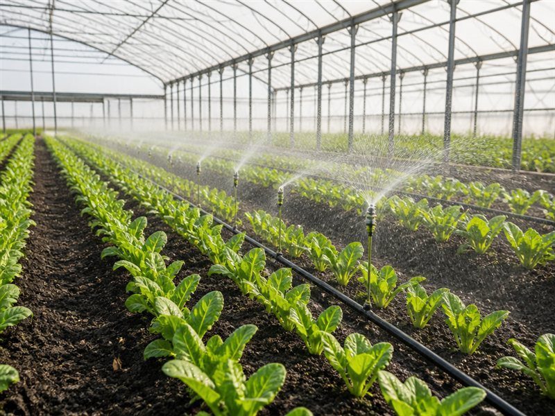 Greenhouse micro spray irrigation case